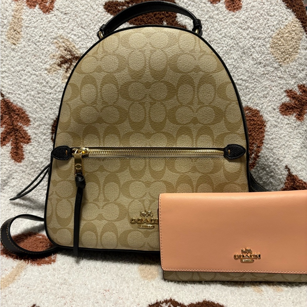 Coach backpack & coach wallet